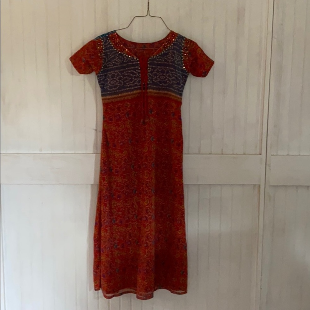 Floral Crepe Dress